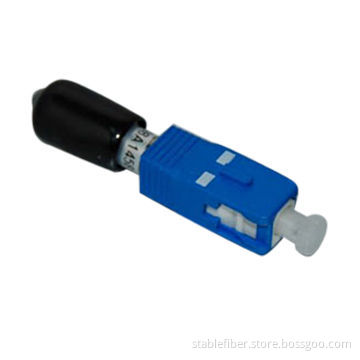 SC Male to ST Female Fiber Optical Hybrid Adapter, Compact Design